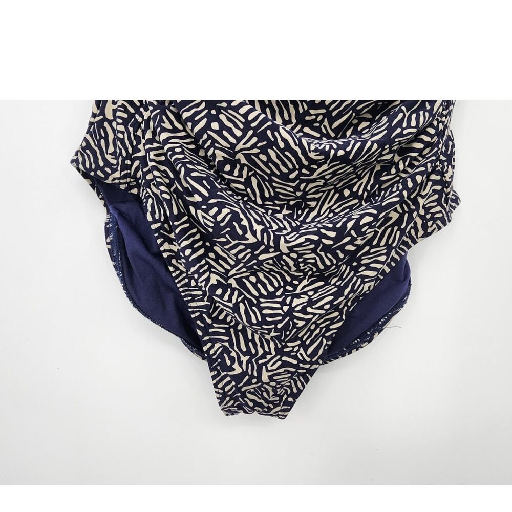 Bond-Eye Australia Nip Tuck Joanne Tummy Control Size 6 Blue‎ Ivory Navy - Picture 6 of 11